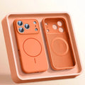 Coque Magsafe liquide Silicone pour iPhone